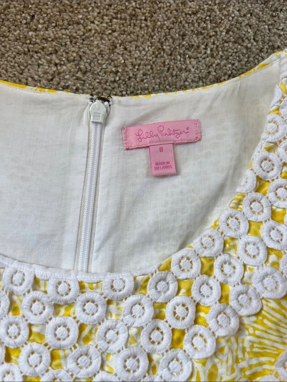 ☀️🌞☀️🌞RARE! Lilly Pulitzer Macfarlane Yellow Suns Shift sz8 EUC
